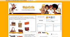 Desktop Screenshot of mujerestilo.com