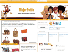 Tablet Screenshot of mujerestilo.com